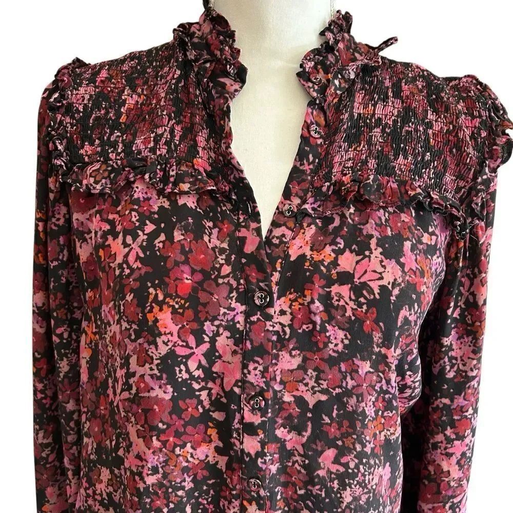 GILNER FARRAR Riley Ruffle Top Size Large - Picture 6 of 9